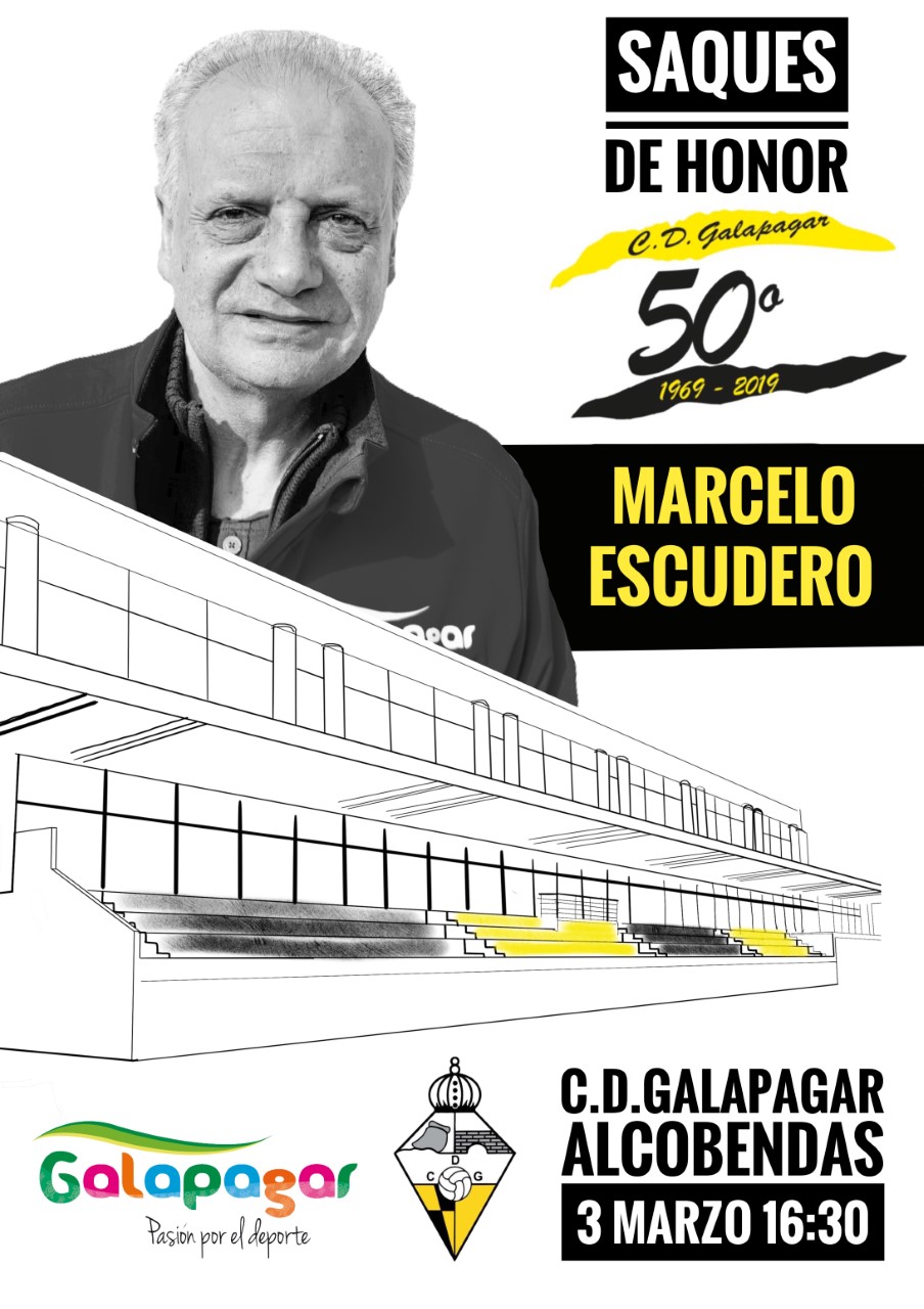 cartel homenaje a Marcelo Escudero