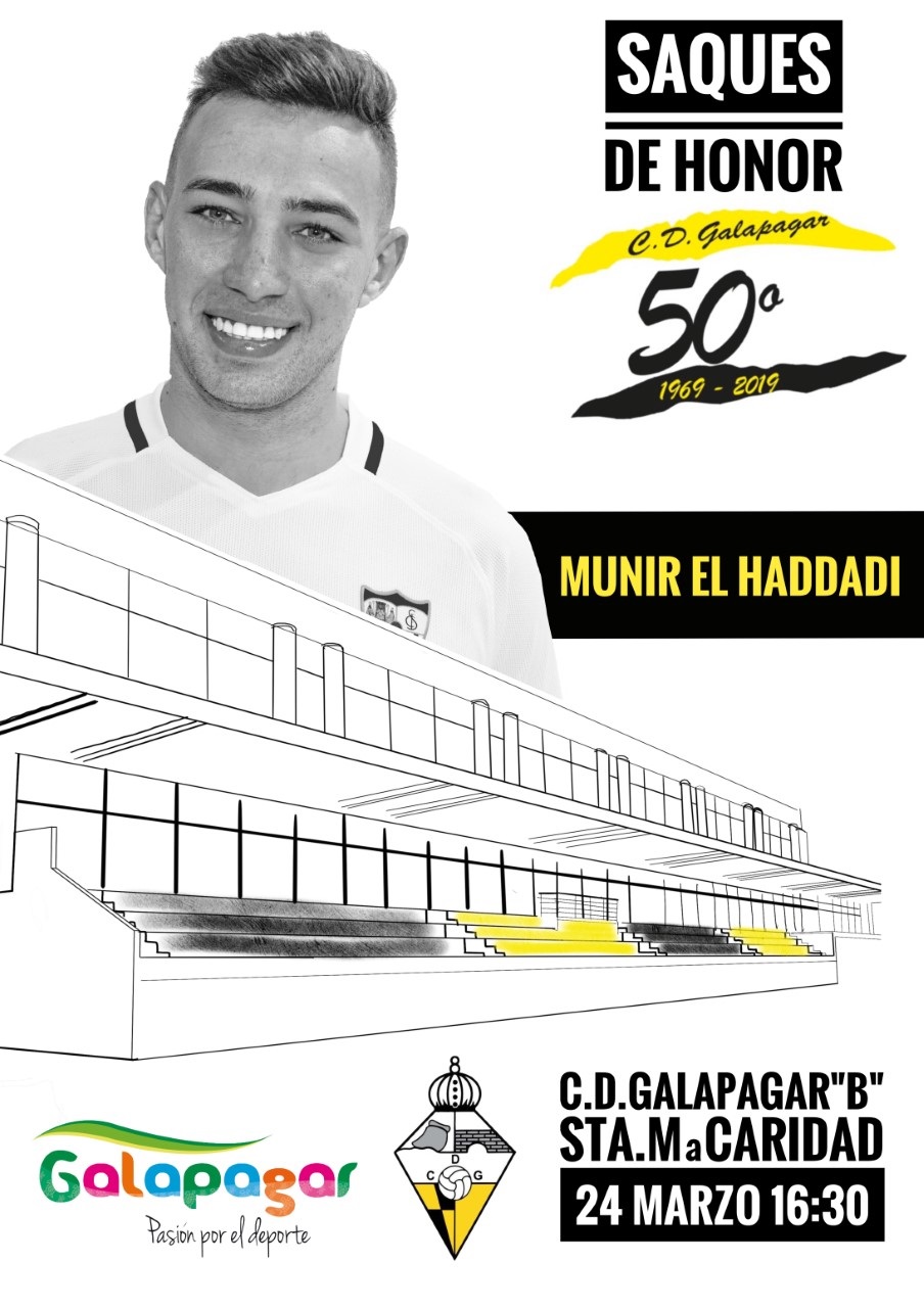 Cartel homenaje Munir El Haddadi
